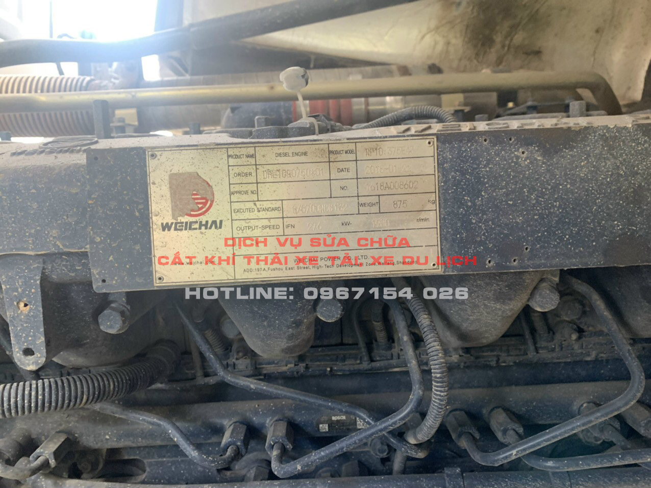 Tối ưu hoá hệ thống sau sử lý khí thải cho xe Thaco Auman. Hotline: 0967154 026