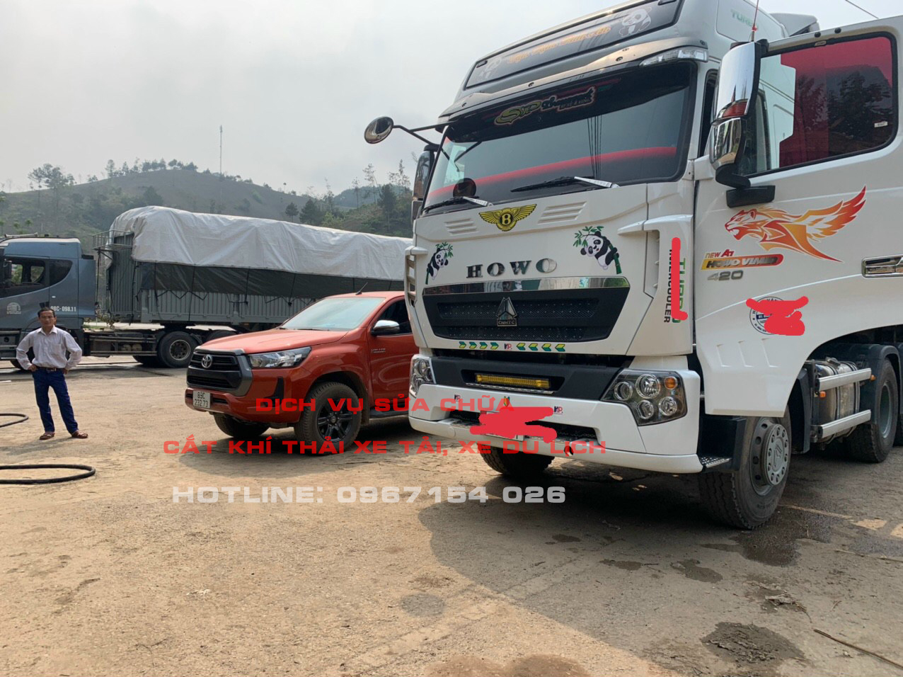 (www.suachuacatkhithai.vn) cam kết làm 1 lần duy nhất cho các dòng xe tải , đầu kéo