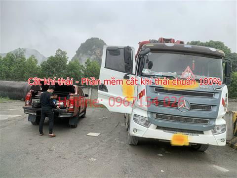Huỷ bỏ hệ thống sử lý khí thải ( cắt nước khí thải viễn viễn)  cho Động cơ MAN đức , gắn trên xe Bơm bê tông SANY.