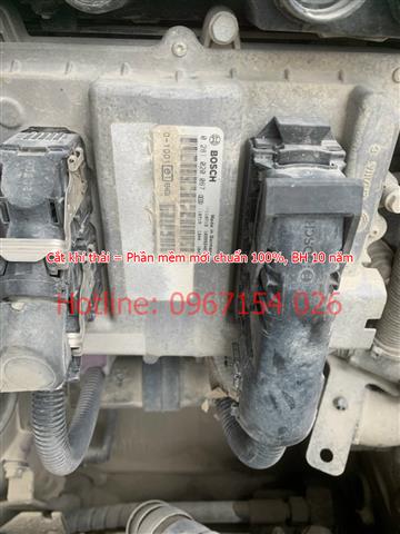 Huỷ bỏ hệ thống sử lý khí thải ( cắt nước khí thải viễn viễn)  cho Động cơ MAN đức , gắn trên xe Bơm bê tông SANY.