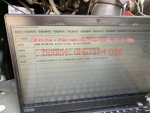 Huỷ hệ thống tuần hoàn khí thải ( EGR) cho xe JAC .