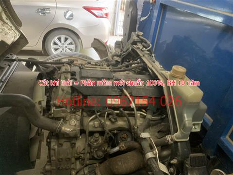 Huỷ hệ thống sử lý khí thải SCR ,DPF,EGR  cho xe tải thùng fuso Thaco Trường Hải.