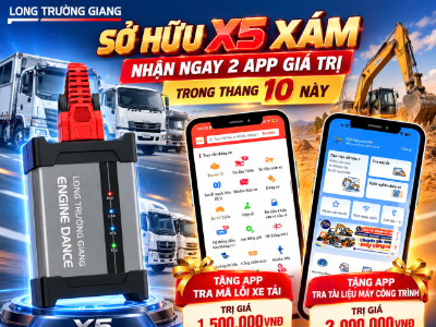 X5 LONG TRƯỜNG GIANG – SỞ HỮU THIẾT BỊ X5 XÁM, NHẬN NGAY 2 ỨNG DỤNG GIÁ TRỊ