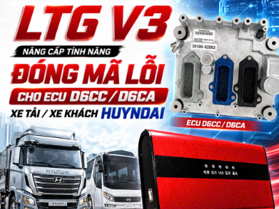 LTG V3 - nâng cấp hỗ trợ ECU D6CC / D6CA Hyundai