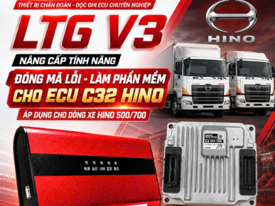LTG V3 – Giải pháp xử lý ECU C32 Hino 500/700