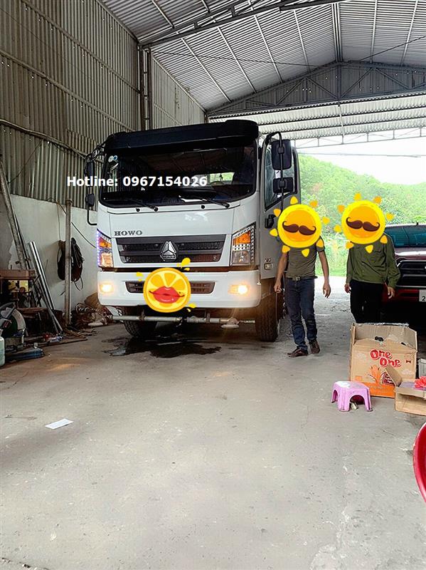 Sửa chữa hệ thống sử lý khí thải 1 lần duy nhất 10 năm không tốn nước Ure cho xe Howo, bảo hành dài hạn