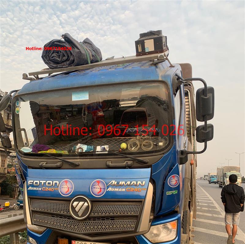 Huỷ hệ thống sử lý khí thải vĩnh viễn cho xe tải thùng Auman sử dụng động cơ Cummins