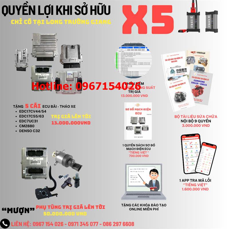 X5 - Thiết bị chẩn đoán hàng đầu