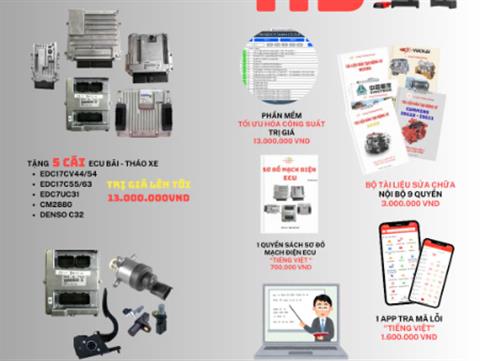 Long Trường Giang tiếp tục triển khai đợt Đào tạo kiến thức máy chẩn đoán - hệ thống phun dầu điện tử