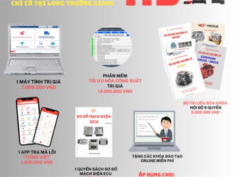 Cung cấp dịch vụ, thiết bị sửa chữa hệ thống xử lý khí thải cho xe tải, xe khách, xe cẩu, máy xúc tại Việt Nam