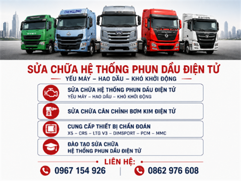 Sửa chữa phục hồi hệ thống khí thải. Điều chỉnh nhạy chân ga, cảm giác chân ga ì đã hết + sửa báo lỗi khí thải 1 lần duy nhất cho xe T7h MAN 440